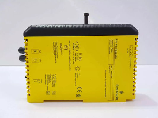 Emerson KJ2221X1-BA1 SIS Net Repeater Seismic Vibration Monitor For DeltaV DCS