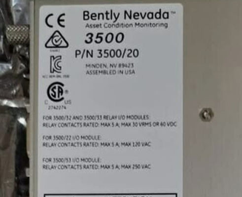 Bently Nevada 3500/20 Data Manager I/O Module 125760-01 Series