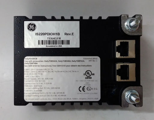 GE MARK VI IS220PDIOH1B IO PACK DISCRETE IO MODULE