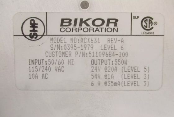 Honeywell ACX631 51109684-100 Power Supply Module