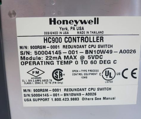 900RSM-0001 Honeywell HC900 Controller Redundant CPU Switch