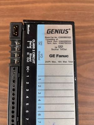 IC660BBD022 GE 24 VDC 16 Circuit Source I/O Block