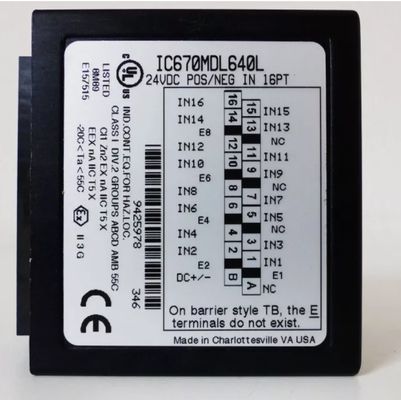 IC670MDL640 GE Positive / Negative Discrete Input Module