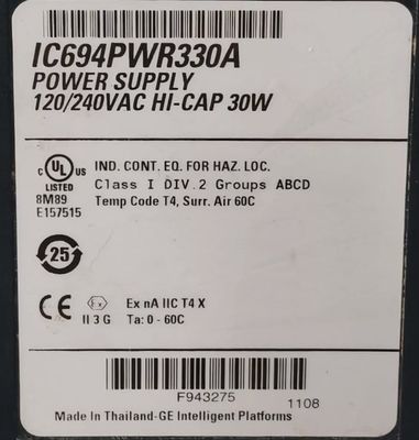 IC694PWR330 GE Power Supply Net Length 250mm