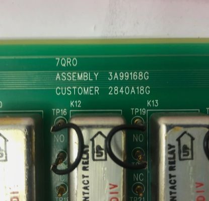 3A99168G01 Westinghouse Relay Output Card Height 50mm
