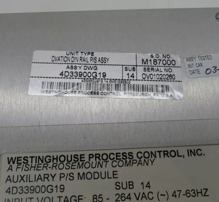 4D33900G19 Westinghouse Power Supply Module Upgrade Your System