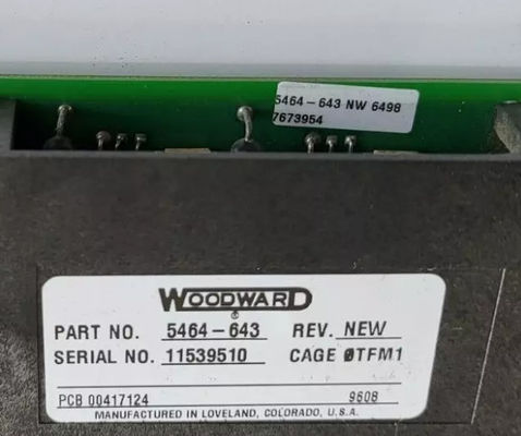 5464-643 WOODWARD Discrete Input Module 300mm Length