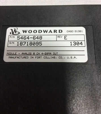 5464-648 WOODWARD Analog 8 Channel Output Module 4-20mA