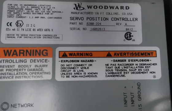 8200-224 Woodward Incs Servo Position Controller (SPC)