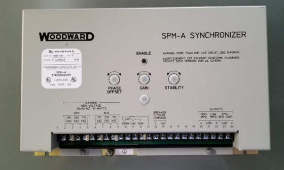 9907-028 Woodward SPM-A Synchronizer Lightweight