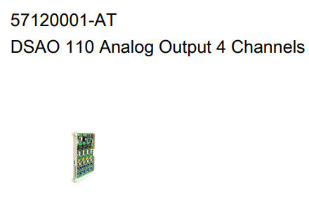 DSAO 110 57120001-AT ABB Analog Output 4 Channels