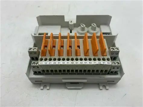 ABB TU814V1 3BSE013233R1 Compact Module Termination Unit with 64mm Length 126mm Width and 110mm Height