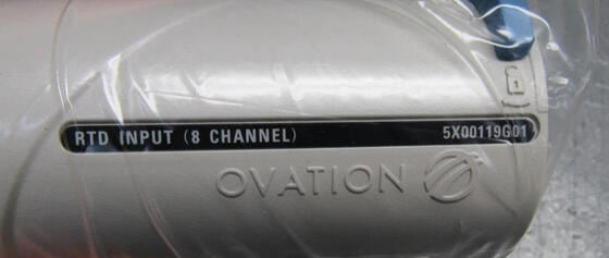 Westinghouse Emerson 5X00119G01 8-Channel RTD Input Module for Precise Temperature Measurement with Platinum/Nickel RTD Compatibility