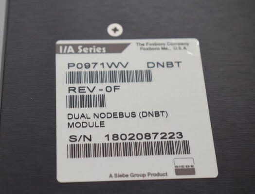Foxboro DNBTP0971WV Node Bus Module for I/A Series Systems with 256 Field Devices and 24 VDC Power Supply