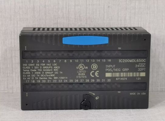 IC200MDL650 GE Input Module  250mm Net Length