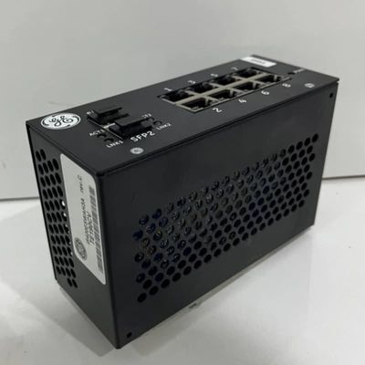 GE IS420ESWAH3A IONet Ethernet Switch with 8x 10/100BASE-TX Ports 100 Mbps FX Uplink and -30-65°C Operating Range for Mark VIe Turbine Control